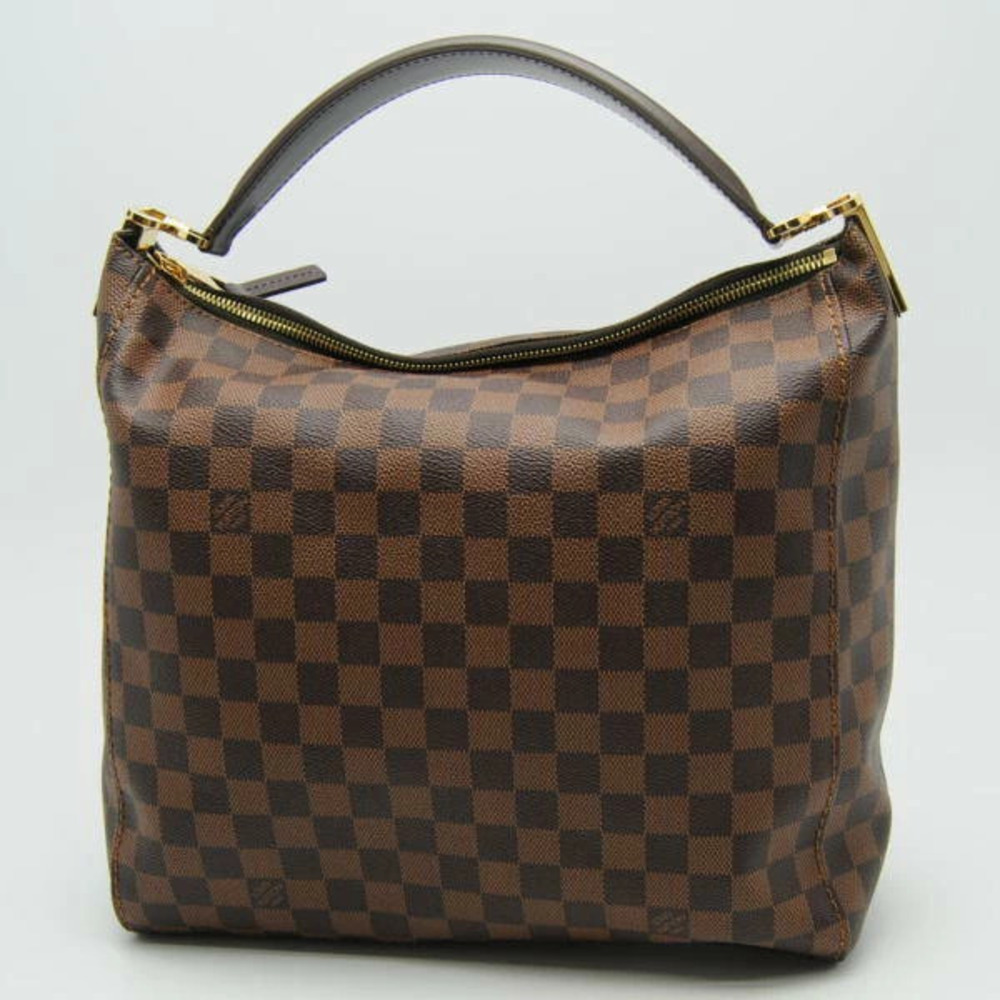 Louis Vuitton Damier Portobello Shoulder Bag Brown